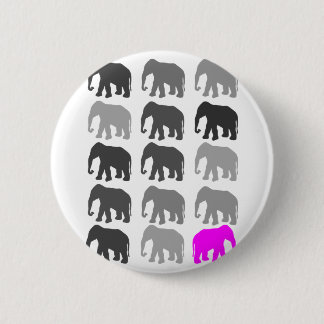 Bóton Redondo 5.08cm Presentes de PopArt do elefante