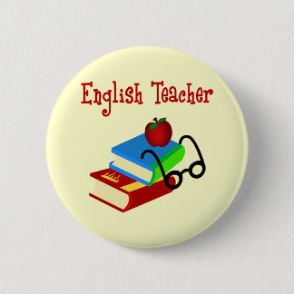 Bóton Redondo 5.08cm Presentes de Professores Ingleses