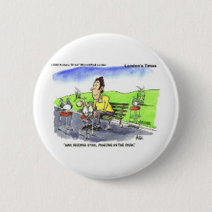 Bóton Redondo 5.08cm Presentes Engraçados Camisetas e Colecionáveis Sto