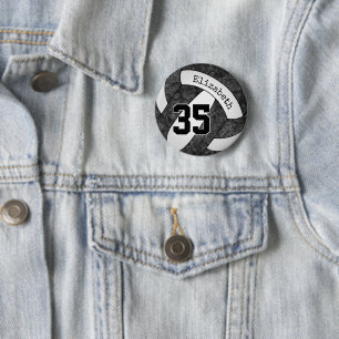 Bóton Redondo 5.08cm presentes espirituais da equipe de vôlei branca de