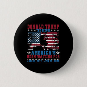 Bóton Redondo 5.08cm Presidente Engraçado Donald Trump Dia de Inauguraç