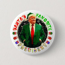 Presidente Favorito do Papai Noel Engraçado Trump 