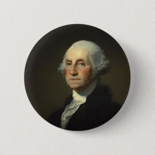 Bóton Redondo 5.08cm Presidente George Washington