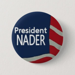 Bóton Redondo 5.08cm Presidente Nader Bandeira Pin