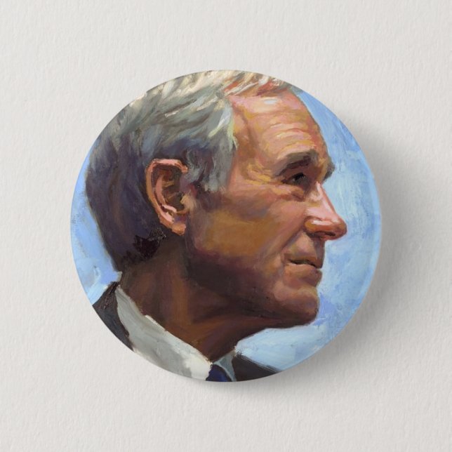 Bóton Redondo 5.08cm Presidente Ron Paul (Frente)