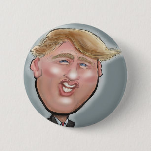 Bóton Redondo 5.08cm Presidente Trump