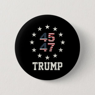 Bóton Redondo 5.08cm Presidente Trump Dança Código Qr Engraçado 4547 (F