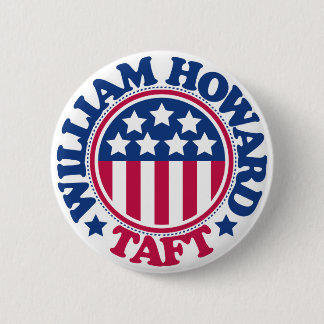Bóton Redondo 5.08cm Presidente William Howard Taft dos E.U.