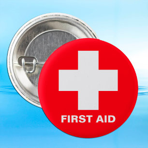 Bóton Redondo 5.08cm Primeiros Socorros, Emergência - Ambulância, Aju