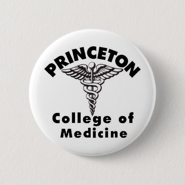Bóton Redondo 5.08cm Princeton College of Medicine (Frente)