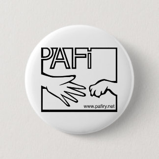 Bóton Redondo 5.08cm Pro botão do logotipo de Finlandia BW dos animais