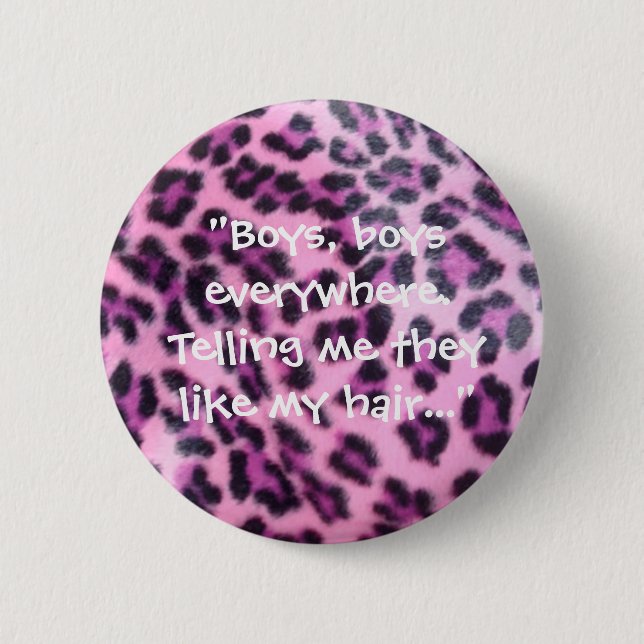 Bóton Redondo 5.08cm "Problema botão no Moshpit" (Frente)