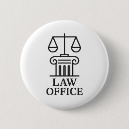 Bóton Redondo 5.08cm Procurador-Geral e Design legal