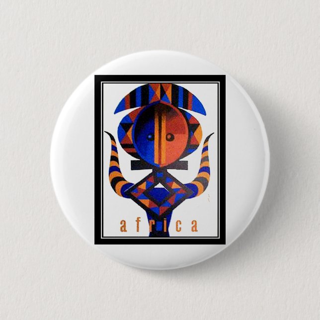 Bóton Redondo 5.08cm Produtos África (Frente)