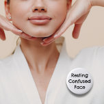 Bóton Redondo 5.08cm Professor de ioga rosto Massagem facial<br><div class="desc">Divertido para aqueles que ensinam yoga facial,  descansar face confusa os fará rir.</div>