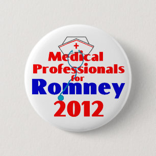 Bóton Redondo 5.08cm PROFISSIONAIS MÉDICOS de Romney