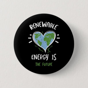Bóton Redondo 5.08cm Proteção Ambiental - A Energia Renovável É T...