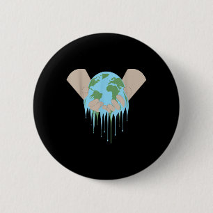 Bóton Redondo 5.08cm Proteção ambiental contra o aquecimento global