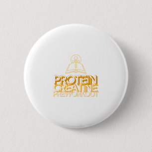 Bóton Redondo 5.08cm Proteína Creatina Pré-estudo Santa Trindade Gym Li