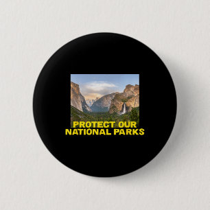 Bóton Redondo 5.08cm Proteja Nossos Parques Nacionais - Caminhada