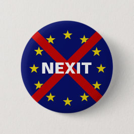 Bóton Redondo 5.08cm Protest button NEXIT EU