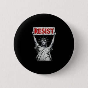 Bóton Redondo 5.08cm Protesto Anti Político Resistir Trump Protesto Tru