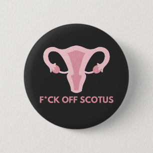 Bóton Redondo 5.08cm Protesto de Interdição do Aborto SCOTUS