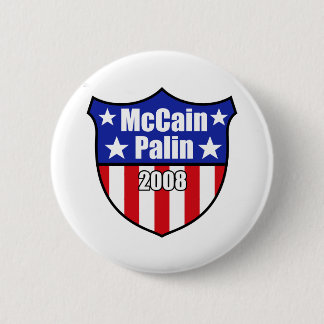 Bóton Redondo 5.08cm Protetor de McCain Palin