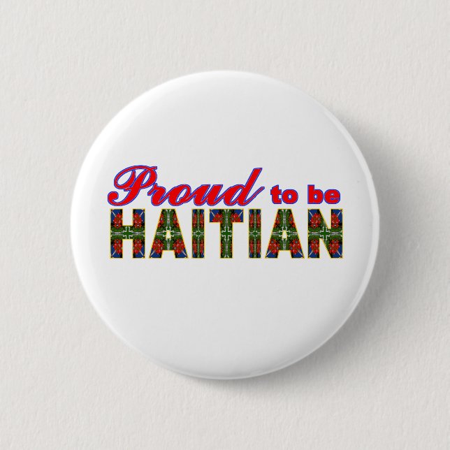 Bóton Redondo 5.08cm proudhaitian02r (Frente)
