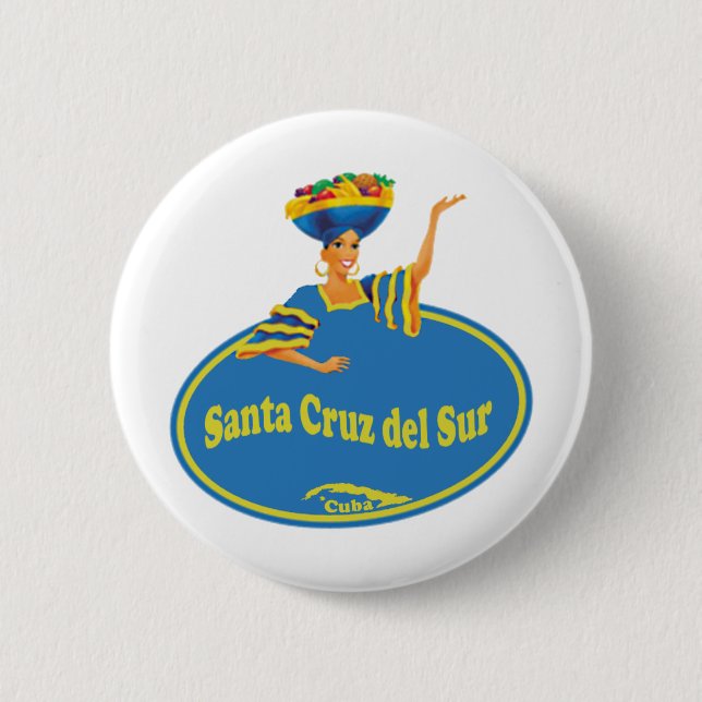 Bóton Redondo 5.08cm Provincia de Camagüey. (Frente)