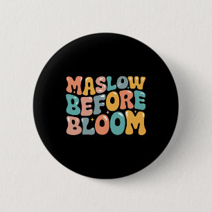 Bóton Redondo 5.08cm Psicóloga Maslow Antes Do Bloom Sped Teacher Clro
