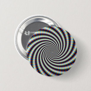 Bóton Redondo 5.08cm Psychedelic Swirl