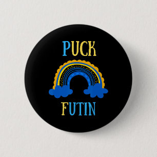 Bóton Redondo 5.08cm Puck Futin Meme Design Divertido Ucrânia Rússia 