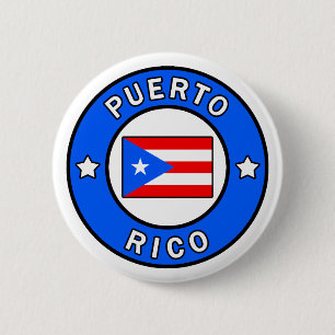 Bóton Redondo 5.08cm Puerto Rico