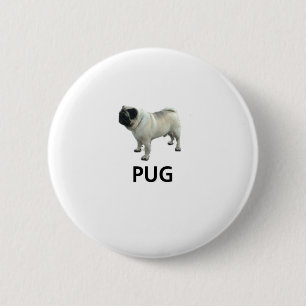 Bóton Redondo 5.08cm Pug