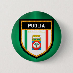 Bóton Redondo 5.08cm Puglia Flag