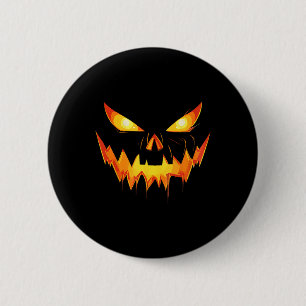 Bóton Redondo 5.08cm Pumpkin Jack O Lanterna Cara Homens Rapazes do Hal