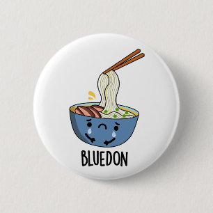 Bóton Redondo 5.08cm Punho Azul-don Udon Engraçado