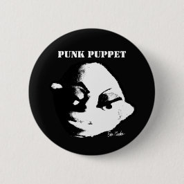 Bóton Redondo 5.08cm Punk Puppet (design Erica Crooks)