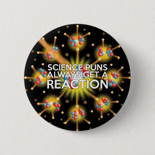 BÓTON REDONDO 5.08CM PUNS CIÊNCIAS SEMPRE TÊM UMA REAÇÃO