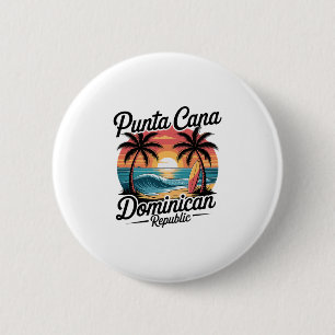 Bóton Redondo 5.08cm Punta Cana República Dominicana Praia Tropical Vac