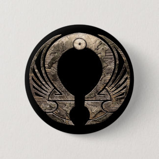 Bóton Redondo 5.08cm Punto Omega - botão do logotipo