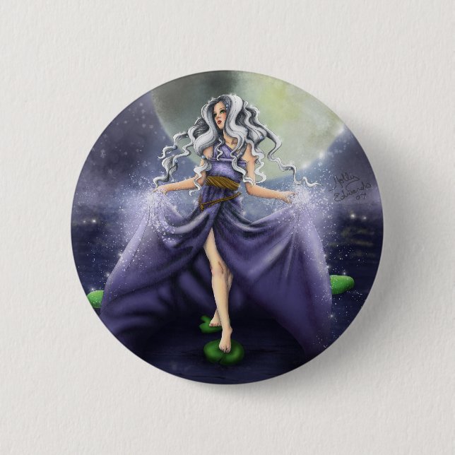 Bóton Redondo 5.08cm Puxar do botão das marés (Frente)