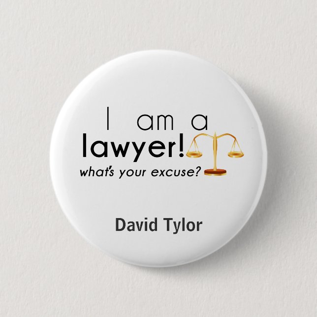 Bóton Redondo 5.08cm qual é a sua desculpa? (Frente)