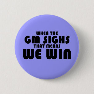 Bóton Redondo 5.08cm Quando os suspiros do GM