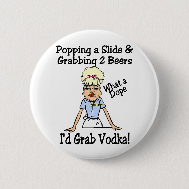 Bóton Redondo 5.08cm Que narcótico (Frente)