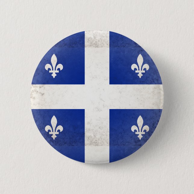 Bóton Redondo 5.08cm Quebec (Frente)