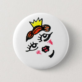 Bóton Redondo 5.08cm Queen Button