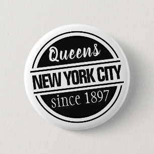 Bóton Redondo 5.08cm Queens NYC 1897
