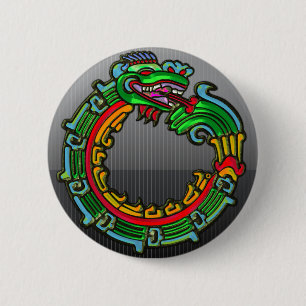 Bóton Redondo 5.08cm Quetzalcoatl